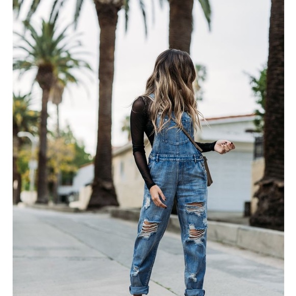 Denim - *3 MORE DAYS* Distressed Overalls